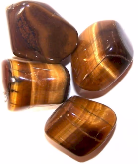 Gepolijste Tuimel Stenen - Gouden Tijgeroog - Medium