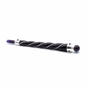 Chakra Staaf met Engel - Indisch Zilver