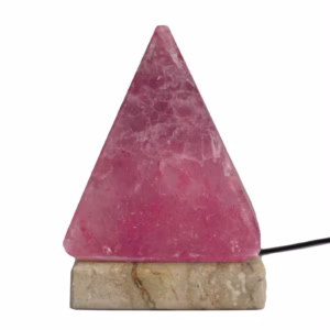 Himalaya Zout Lamp - USB Aansluiting - Piramide - 9cm Meerkleurig