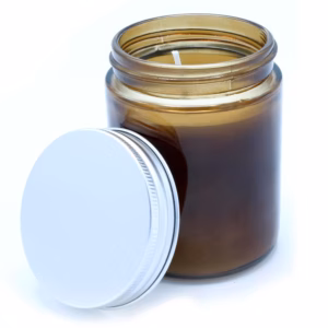 Bougie d'Aromathérapie sans Etiquette - Paix