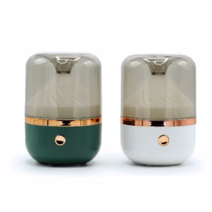 Urban Aroma Diffuser Grøn & Bronze - USB - Farveskift
