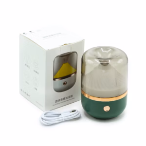 Urban Aroma Diffuser Grøn & Bronze - USB - Farveskift