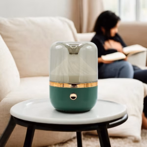 Urban Aroma Diffuser Grøn & Bronze - USB - Farveskift