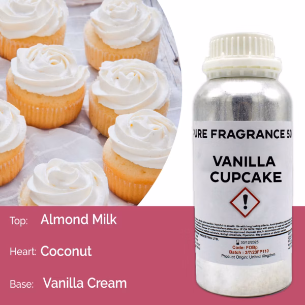 Vanilj Cupcake Ren Doftolja - 500ml