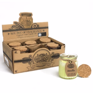 Bougies en Pot à la Cire de Soja - Vanille