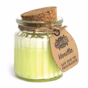 Bougies en Pot à la Cire de Soja - Vanille