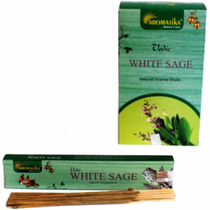 Vedic Räucherstäbchen - Weißer Salbei - 15g