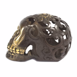 Calavera Vintage de Latón - Med