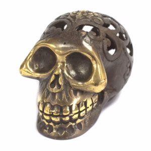 Calavera Vintage de Latón - Med
