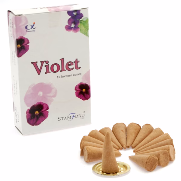 Stamford Premium Rökelsekoner - Viol