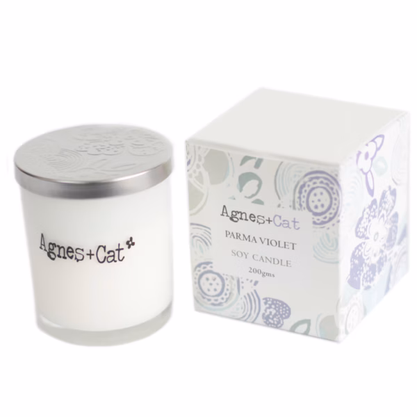 Caja Regalo Vela Votiva - Parma Violeta - 200g