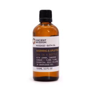 Varm og Opløftende Massageolie - 100ml