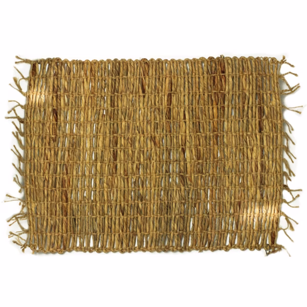 Set de Table Naturel Jacinthe d'Eau - Robusta et Frange