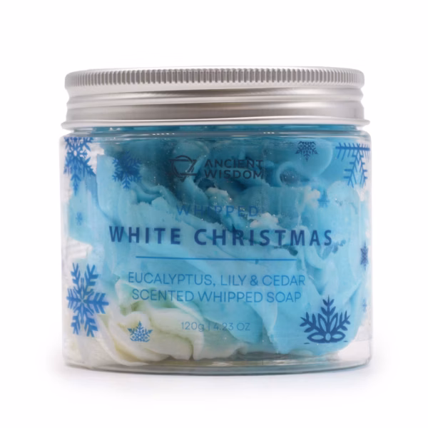 White Christmas Whipped Cream Soap - 120g
