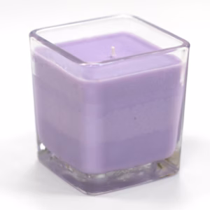 Hvit Label Soyavoks Lys i Krukke - Lavendel & Basilikum