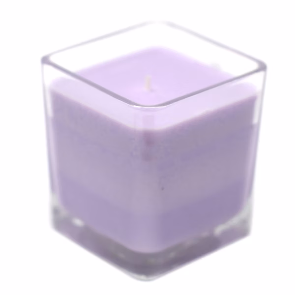 Hvit Label Soyavoks Lys i Krukke - Lavendel & Basilikum