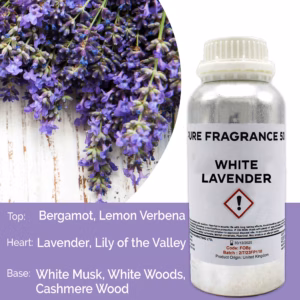Hvid Lavendel Ren Duftolie - 500ml