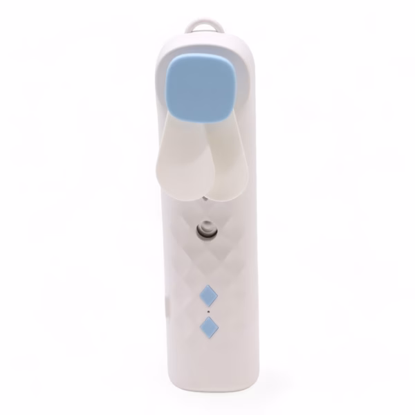 Hvid Nano Mist Face Fan & Spray - USB - Opladelig
