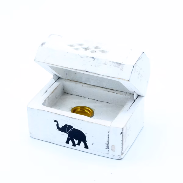 Porta - Inciensos con Acabado en Blanco - Caja Conos Incienso 8cm