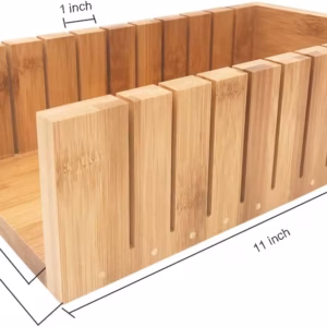 Seifenschneider - Set aus Holz - Gewellter und Gerader Ausstecher