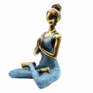 Yogadam Figur - Brons & Turkos 24cm