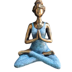 Yogadam Figur - Brons & Turkos 24cm