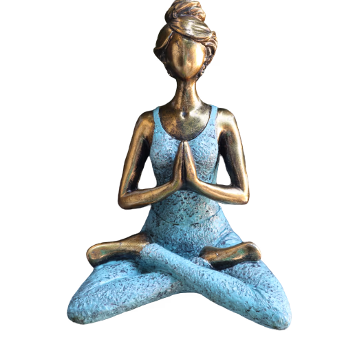 Yogadam Figur - Brons & Turkos 24cm