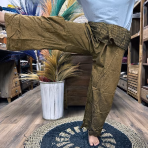 Yoga- und Festivalhose - Thai Fisherman Mandala Mantra On Orange