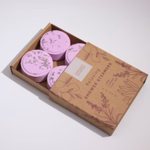 Zen Shower Steamers - Therapy Wellness Quartet - Relaxing - Purple