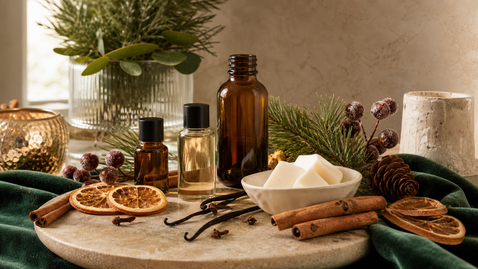 Christmas Scents Guide: How to Choose Festive Home Fragrance and Seasonal Gifts 2 Festive Scent Notes Including Orange Cinnamon Pine Vanilla And Berries